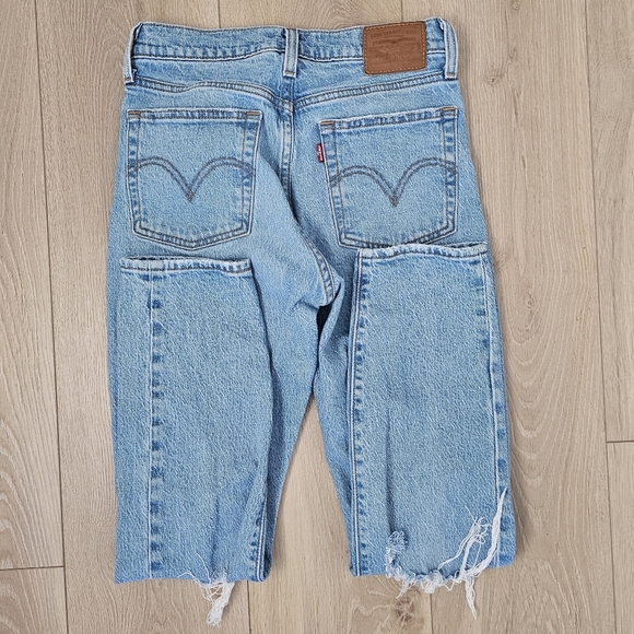 Levi’s Wedgie Icon Fit jeans Jazz Devoted light wash size 25 distressed - Picture 13 of 15